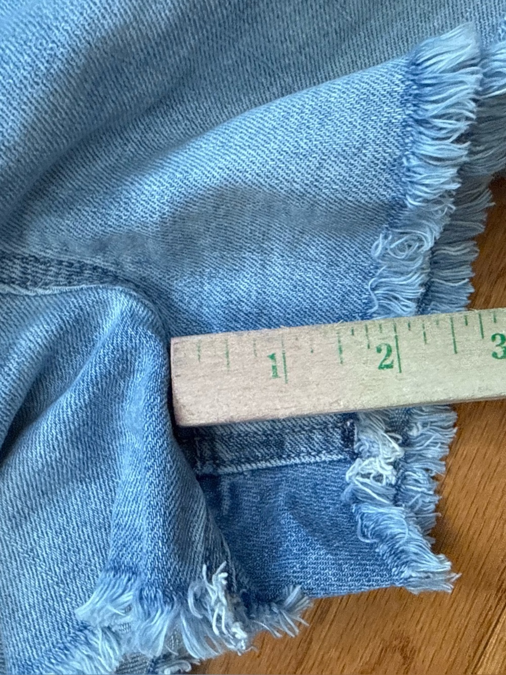 Aerie Lightwash Denim Overall Shorts NWOT - Picture 6 of 6